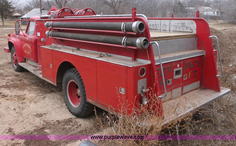 image for item E8379 1966 Ford fire engine
