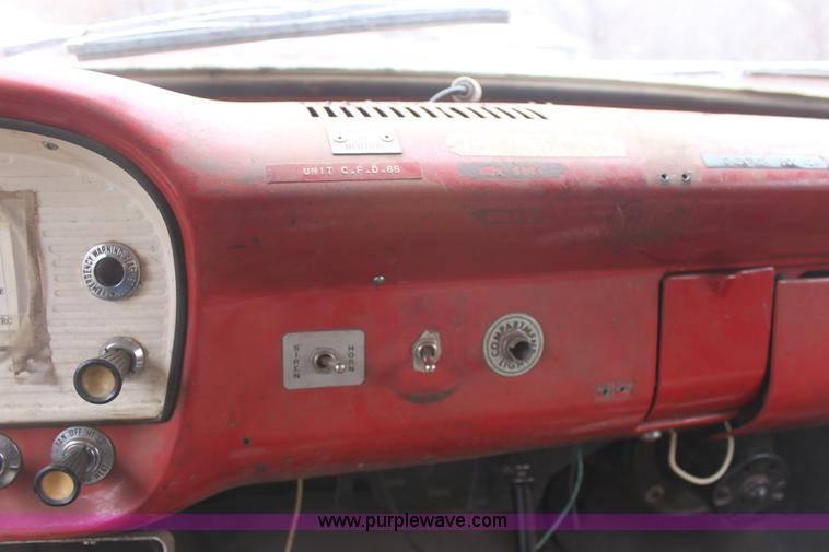 image for item E8379 1966 Ford fire engine
