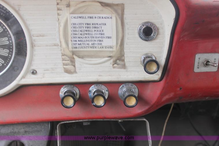 image for item E8379 1966 Ford fire engine