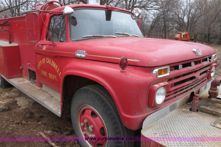 image for item E8379 1966 Ford fire engine