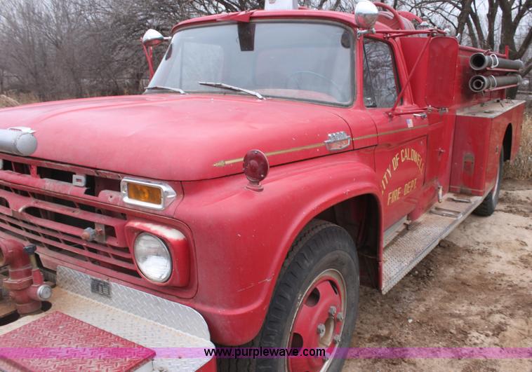 image for item E8379 1966 Ford fire engine