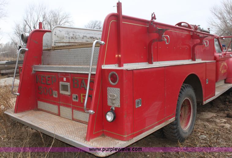 image for item E8379 1966 Ford fire engine