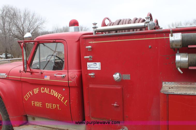 image for item E8379 1966 Ford fire engine