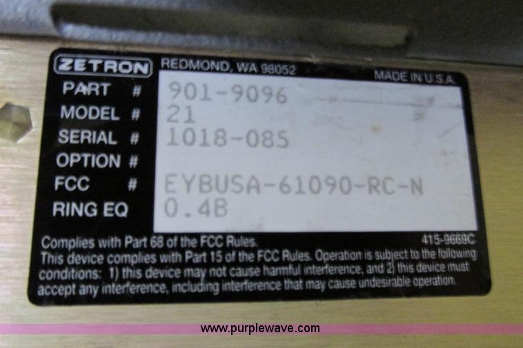 image for item F4703 Zetron dispatch console