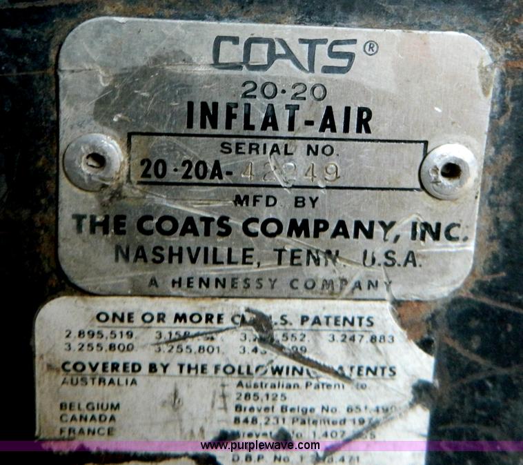 image for item S9229 Coats 20-20A tire changer