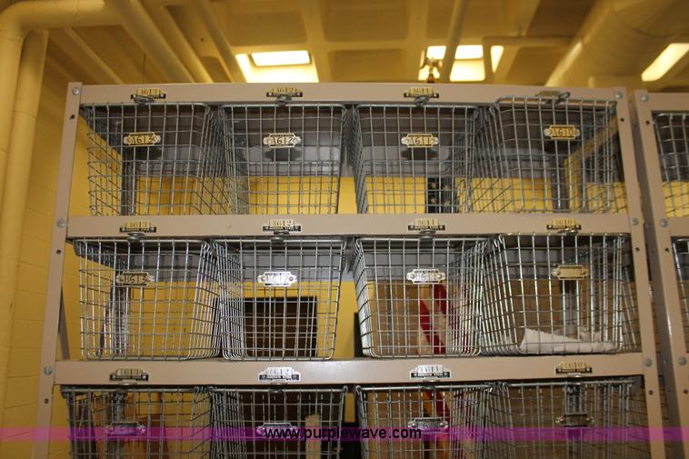 image for item V9124 (2) 32 basket storage racks