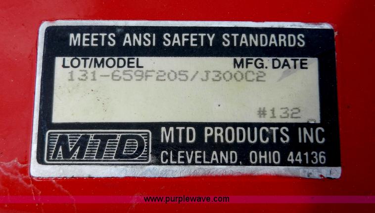 image for item AB9768 MTD Yard Machine lawn tractor