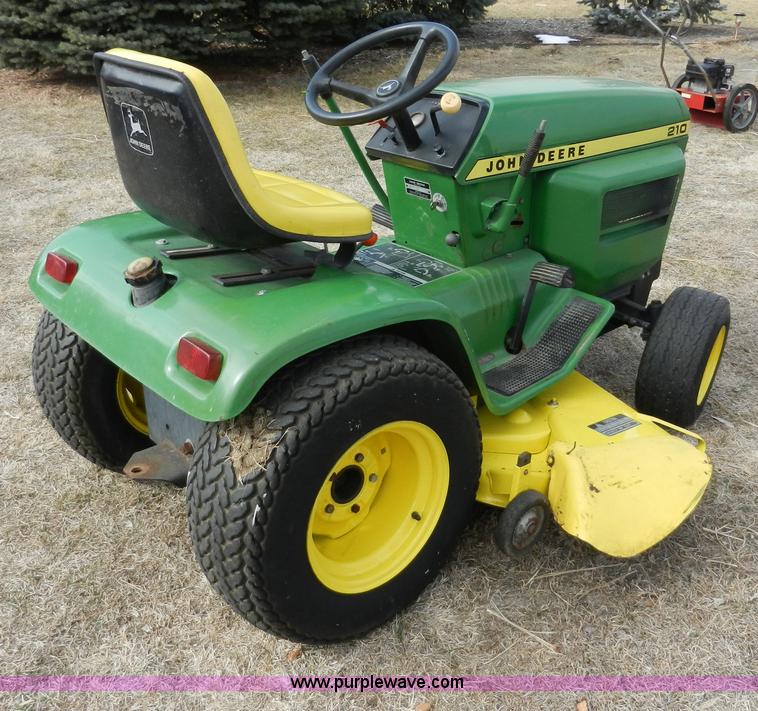 image for item AB9769 John Deere 210 garden tractor