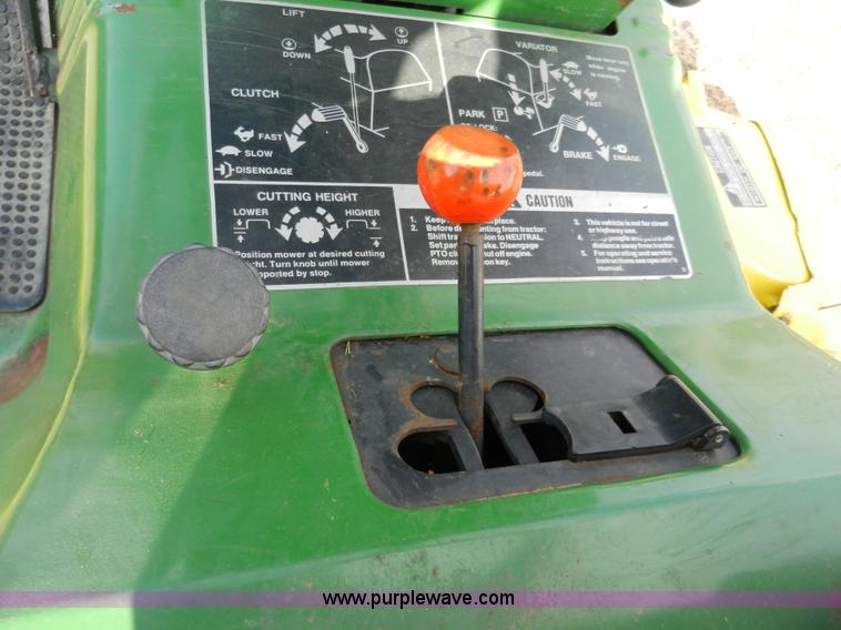 image for item AB9769 John Deere 210 garden tractor