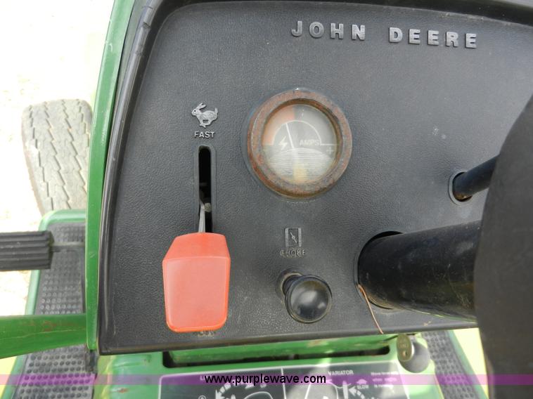 image for item AB9769 John Deere 210 garden tractor