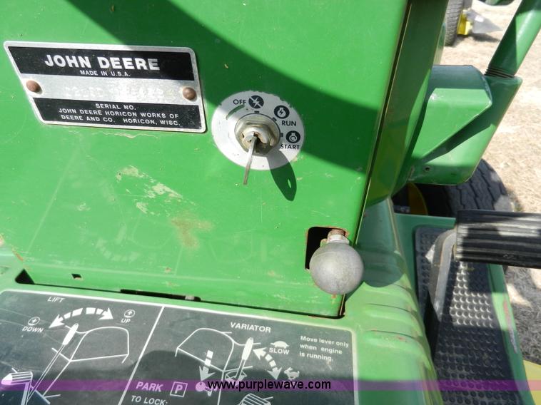 image for item AB9769 John Deere 210 garden tractor