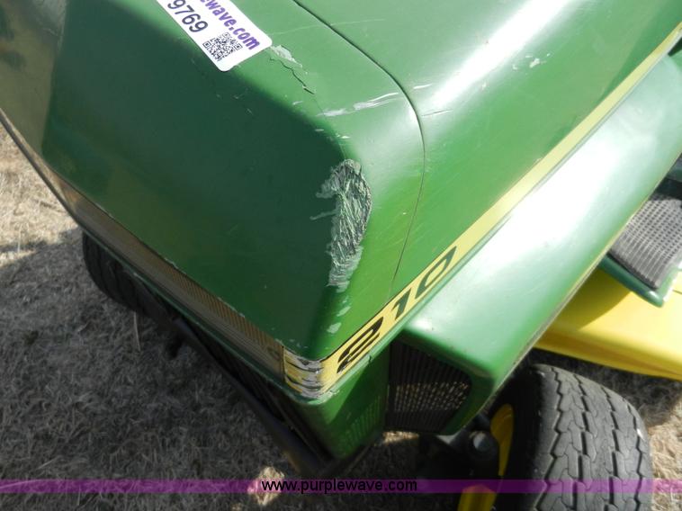 image for item AB9769 John Deere 210 garden tractor