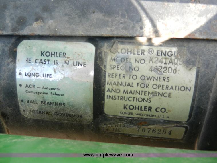 image for item AB9769 John Deere 210 garden tractor