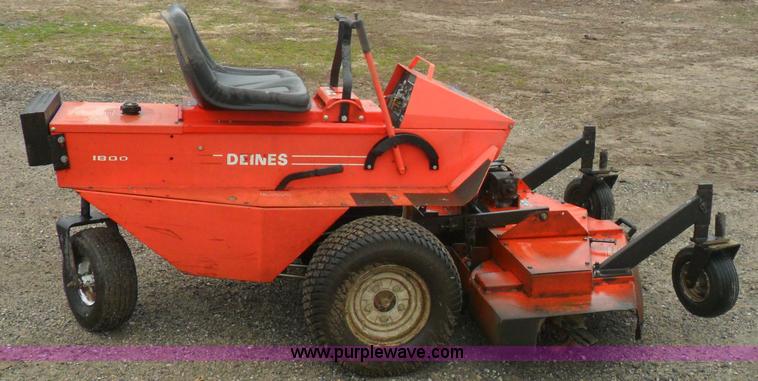 image for item B1514 Dienes Manufacturing Marty J ZTR lawn mower