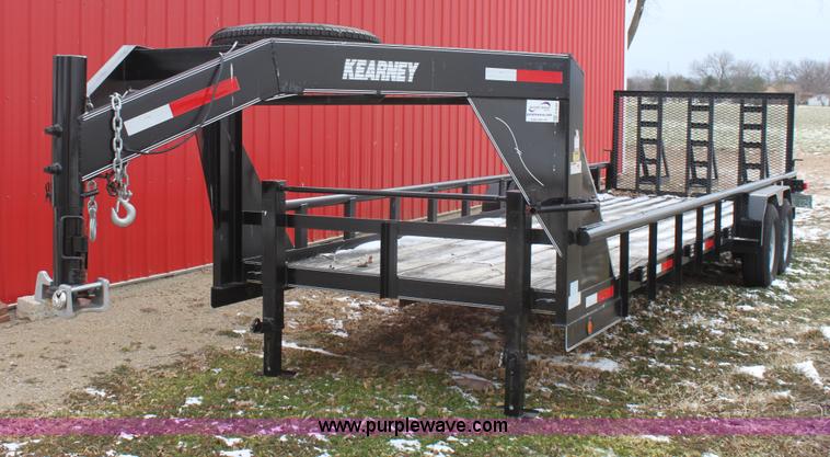 image for item E8388 2010 Kearney 24' equipment trailer