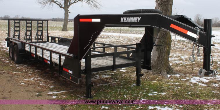 image for item E8388 2010 Kearney 24' equipment trailer