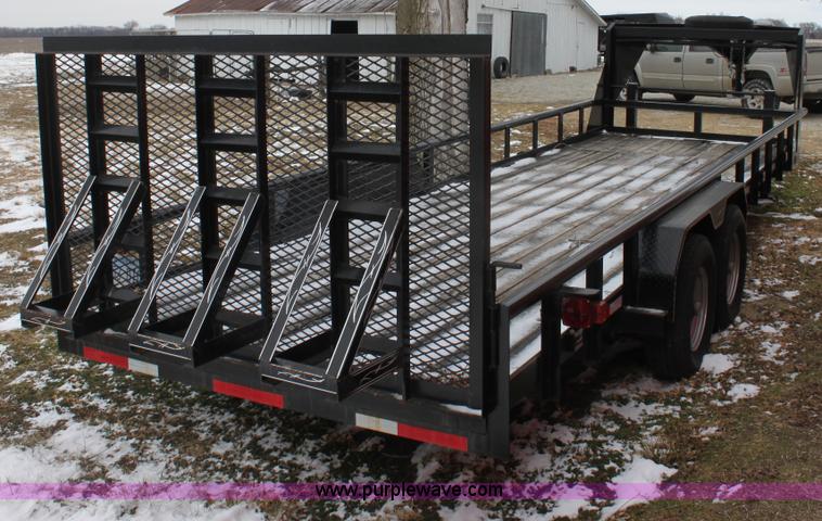 image for item E8388 2010 Kearney 24' equipment trailer