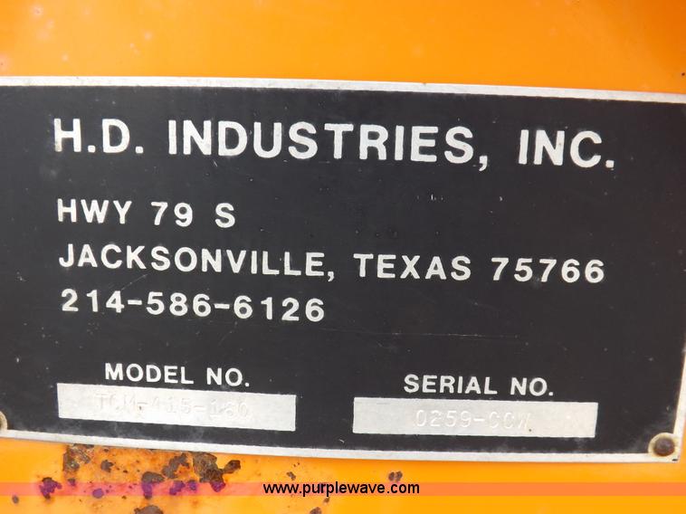 image for item F6377 H.D. Industries Pro Patch pothole patcher