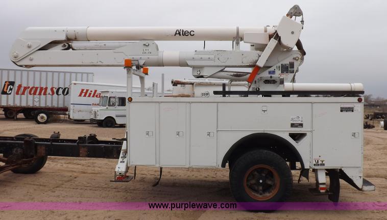 image for item F6382 Altec Industries utility box with boom lift