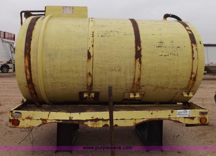 image for item F6390 Fiberglass tank on truck frame