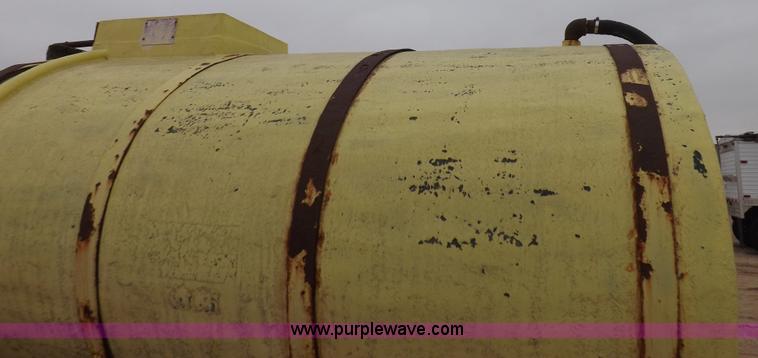 image for item F6390 Fiberglass tank on truck frame