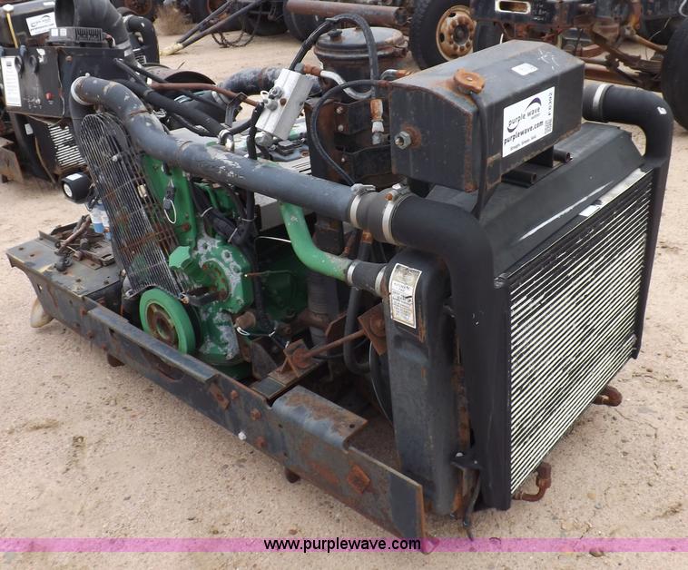 image for item F6392 John Deere 6068H engine and transmission