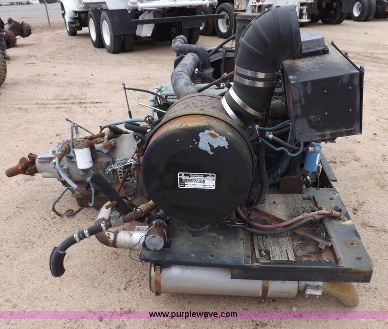 image for item F6392 John Deere 6068H engine and transmission