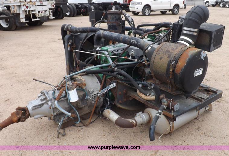 image for item F6392 John Deere 6068H engine and transmission
