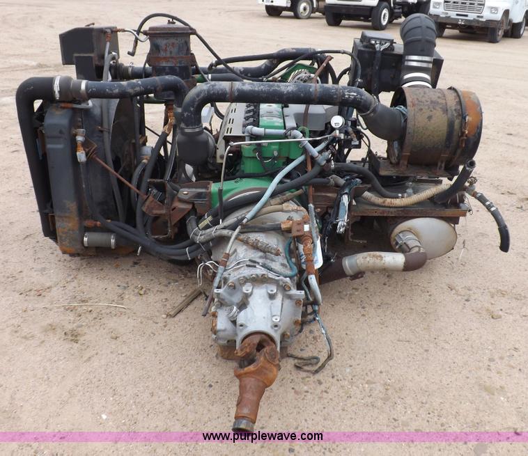 image for item F6392 John Deere 6068H engine and transmission