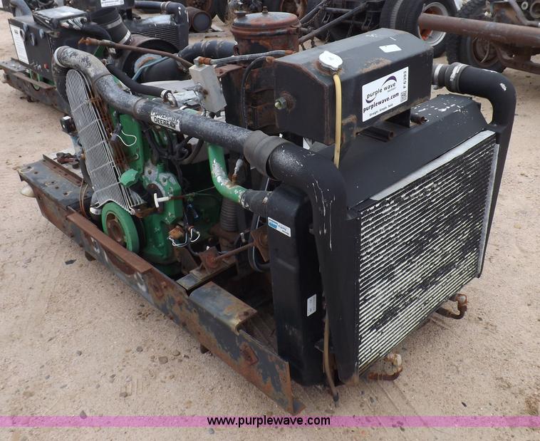 image for item F6393 John Deere 6068H engine and transmission
