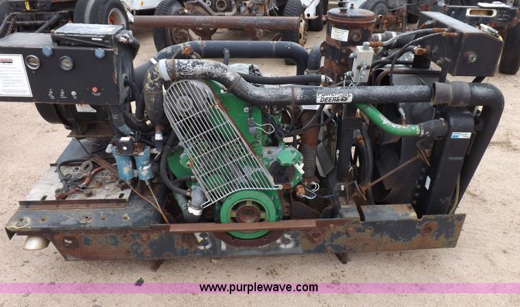 image for item F6393 John Deere 6068H engine and transmission