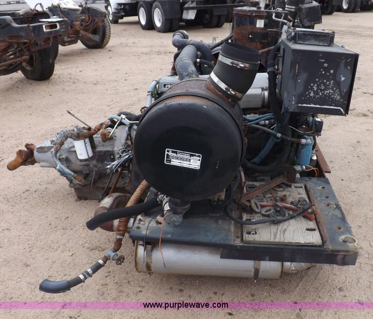 image for item F6393 John Deere 6068H engine and transmission