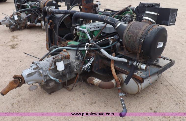 image for item F6393 John Deere 6068H engine and transmission