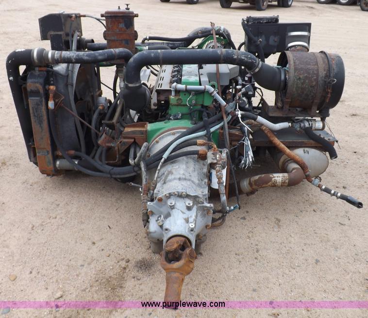 image for item F6393 John Deere 6068H engine and transmission