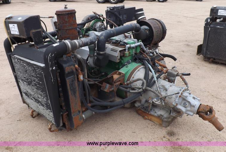 image for item F6393 John Deere 6068H engine and transmission