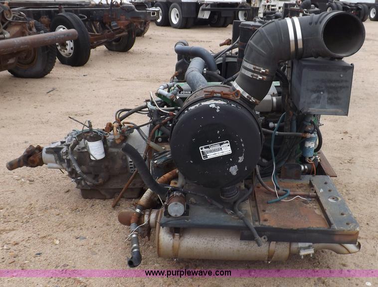 image for item F6394 John Deere 6068H engine and transmission