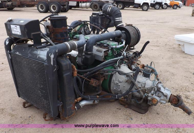 image for item F6394 John Deere 6068H engine and transmission