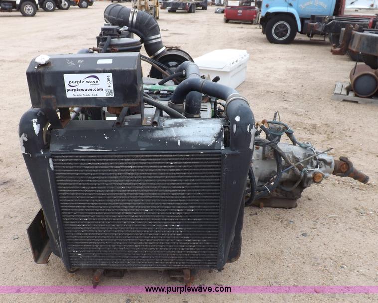 image for item F6394 John Deere 6068H engine and transmission