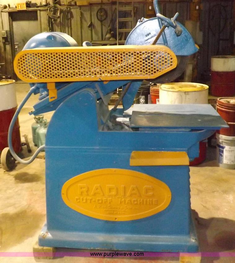 image for item F6396 Radiac cutoff machine