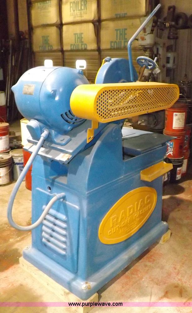 image for item F6396 Radiac cutoff machine