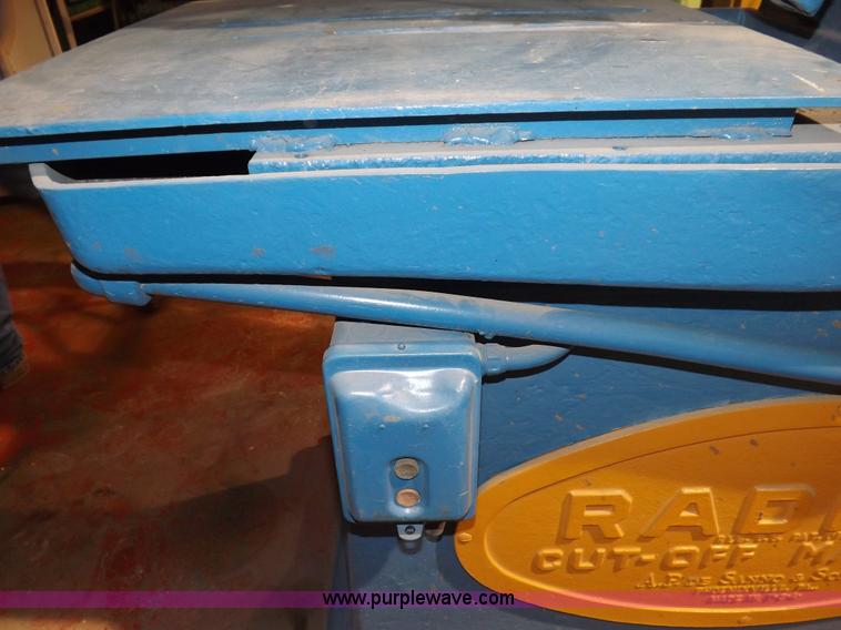 image for item F6396 Radiac cutoff machine