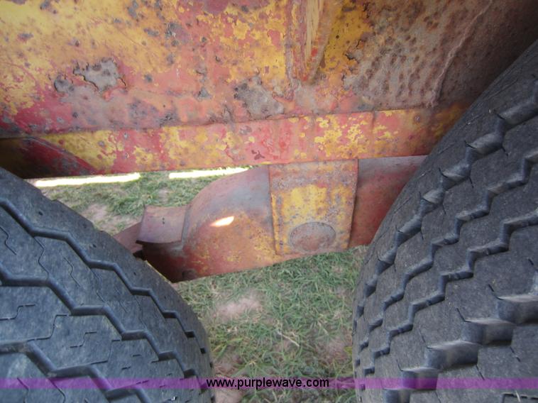 image for item F6518 1982 Chief 17'L x 84"W backhoe trailer