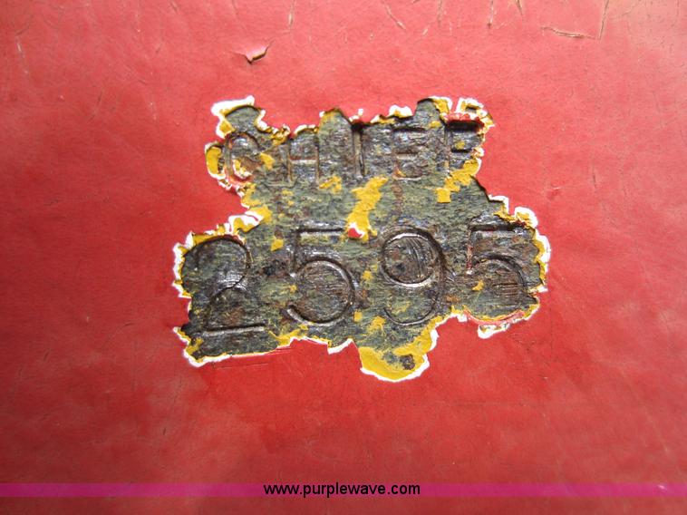 image for item F6518 1982 Chief 17'L x 84"W backhoe trailer