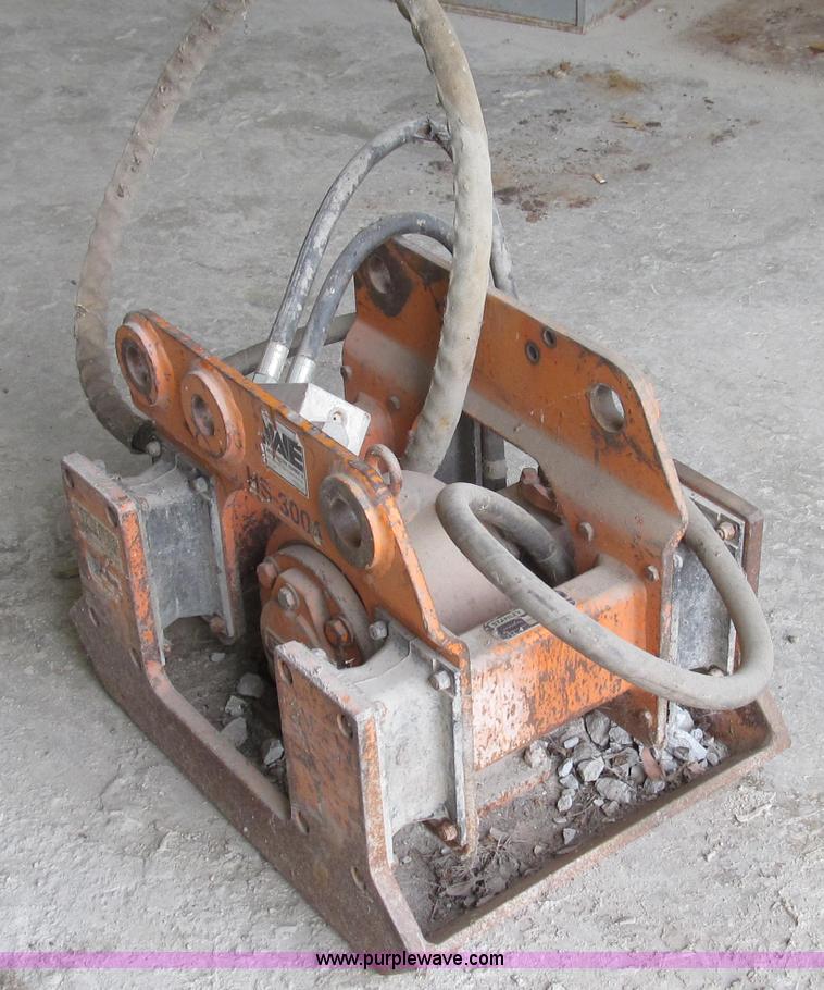 image for item O9161 Stanley hydraulic dirt tamper backhoe attachment