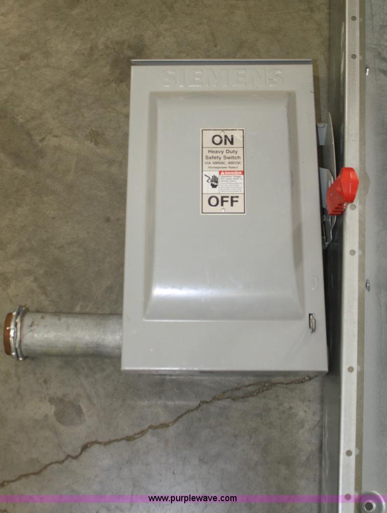 image for item S9888 Siemens three phase switch box