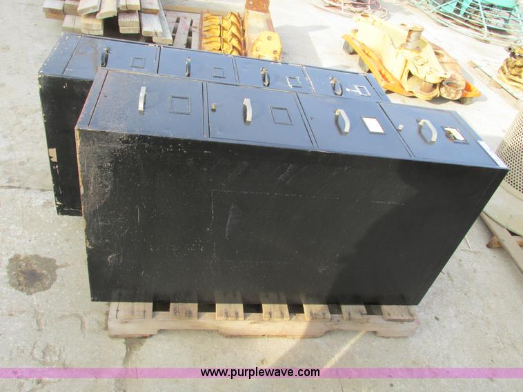 image for item V9061 (2) four drawer vertical file cabinets