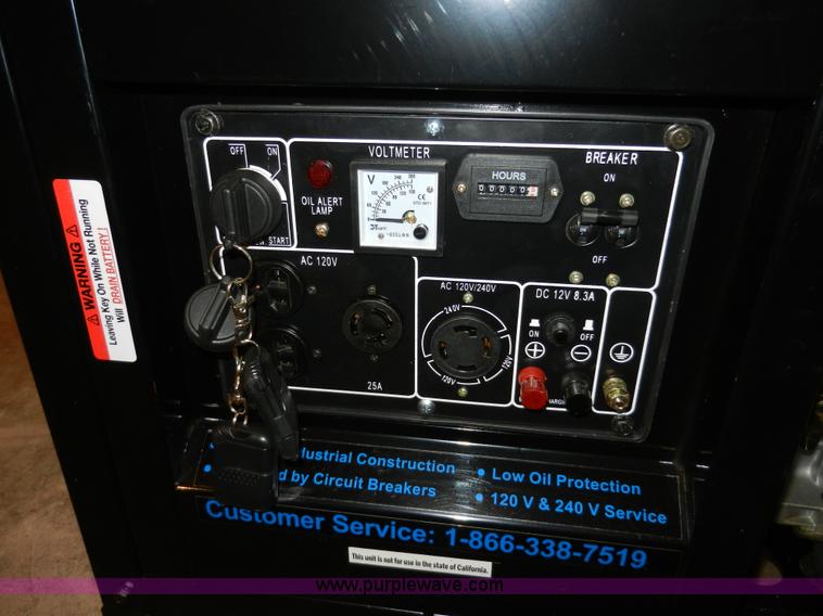 image for item X9051 Pacific 7500 high performance generator