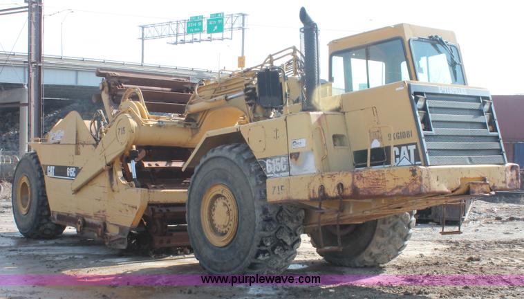 image for item E2814 1998 Caterpillar 615C paddle scraper