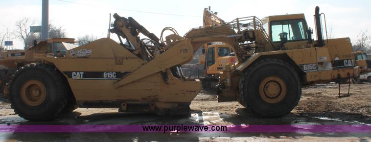 image for item E2814 1998 Caterpillar 615C paddle scraper