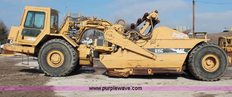 image for item E2814 1998 Caterpillar 615C paddle scraper